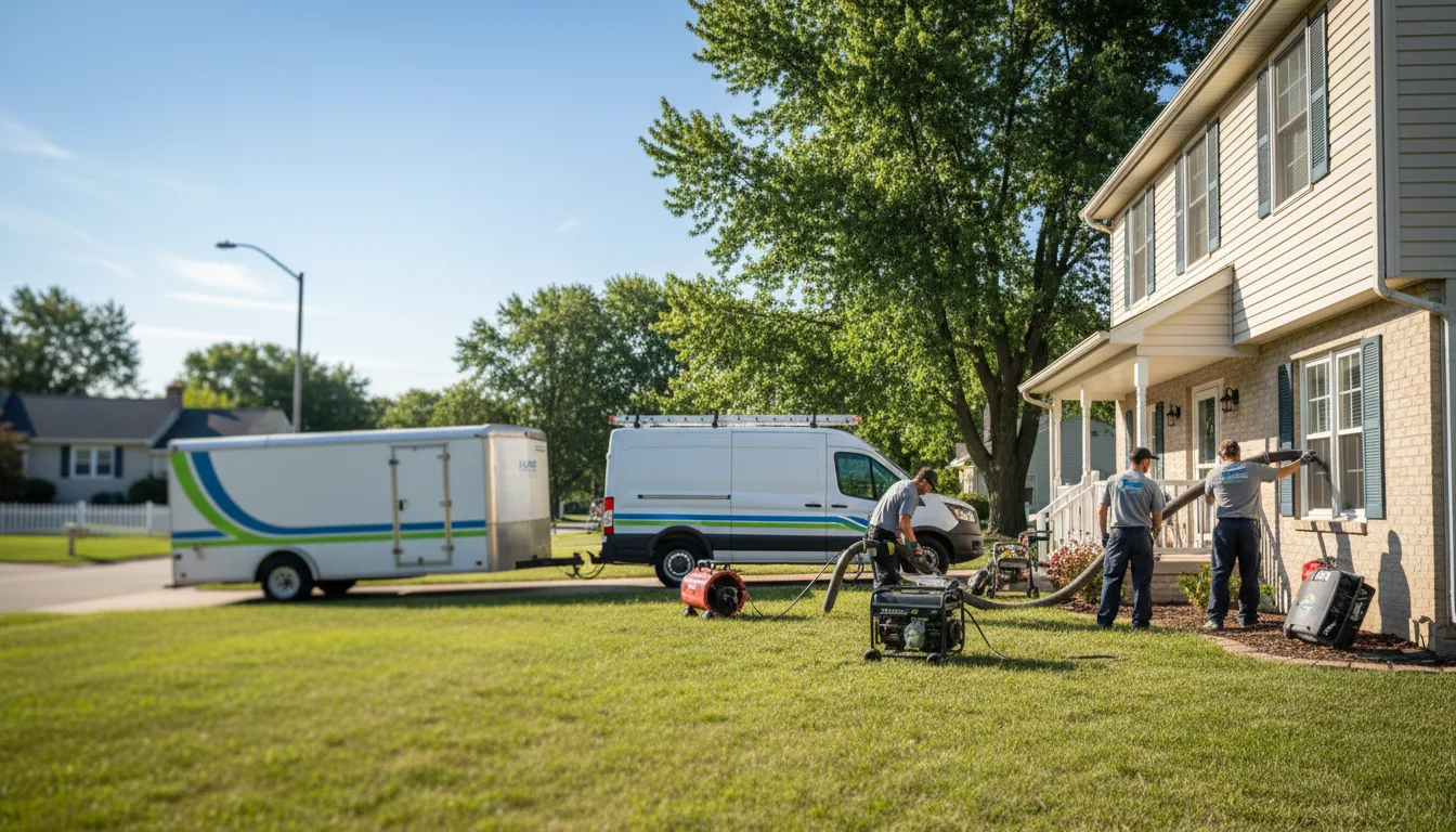 Flooded Basement Restoration And Cleanup With Repair in Veguita, NM near me